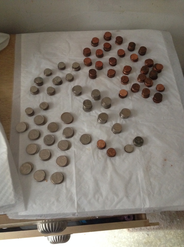 Total = 36.30. Not bad for just being loose spare change. Always keep your eyes to the ground, you never know what you might find. 