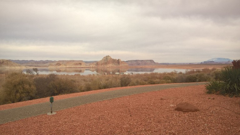 view from sitting out back near the Lake Powell Resort - if you can go there, I highly suggest it. Imagine having this view outside of your hotel room!